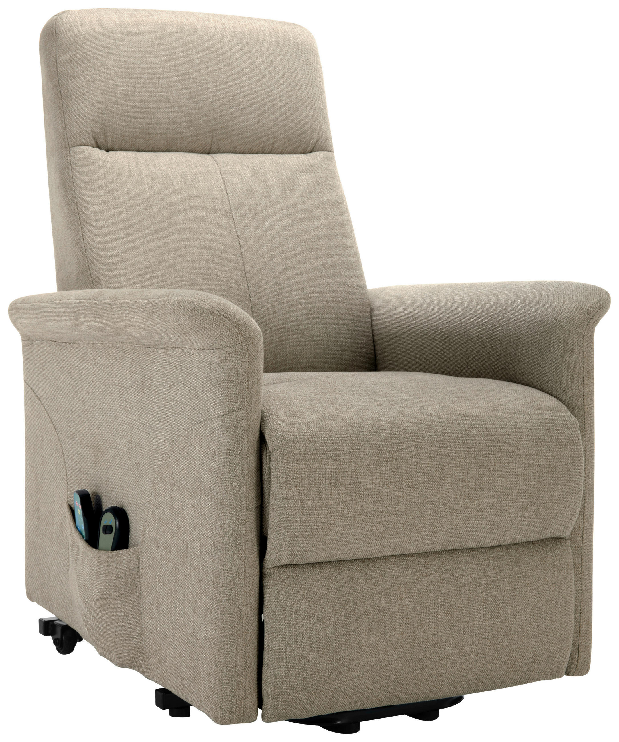 MASSAGESESSEL Mikrofaser Naturfarben    - Schwarz/Naturfarben, KONVENTIONELL, Kunststoff/Textil (72/102/86cm) - MID.YOU