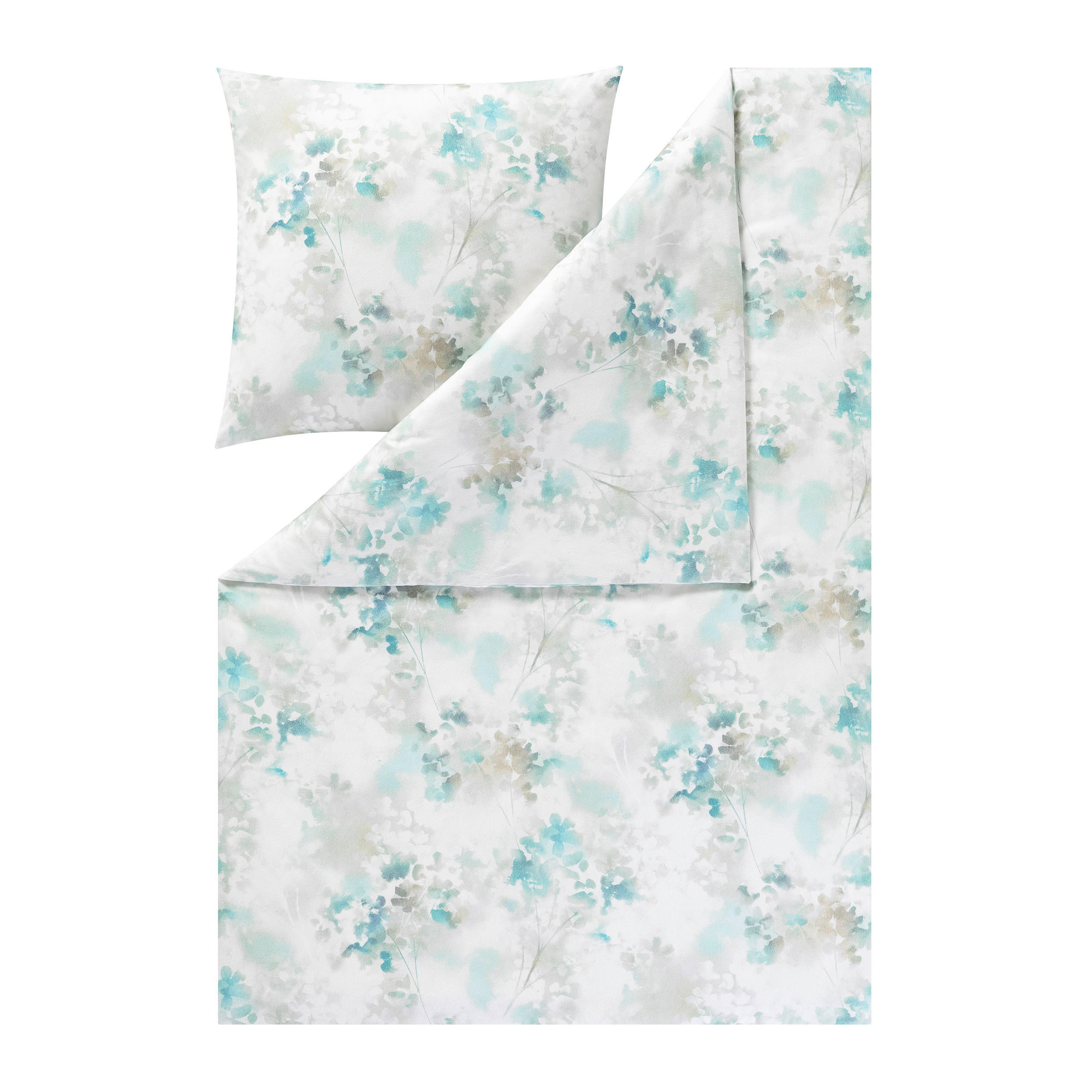 BETTWÄSCHE Impulse Flanell 155/200 cm  - Blau, Design, Textil (155/200cm) - Estella