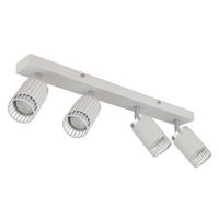 STRAHLER 53/12,5/15,5 cm   - Chromfarben/Weiß, Design, Metall (53/12,5/15,5cm) - Globo