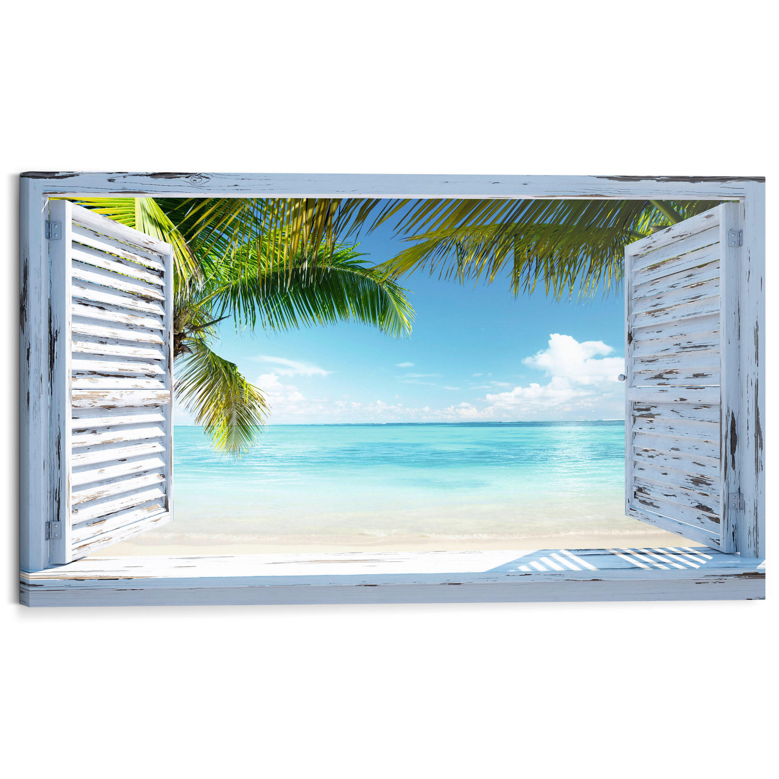 BILD Strand & Meer, Wasser  - Multicolor, Basics, Holz/Papier (70/118/2cm) - Reinders!