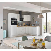 ECKKÜCHE 270/165 cm  in Weiß, Eiche Artisan  - Chromfarben/Weiß, Basics, Holzwerkstoff/Metall (270/165cm) - MID.YOU