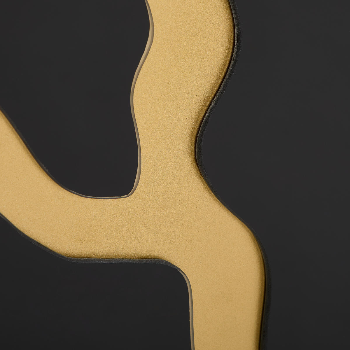 BEISTELLTISCH in Glas, Holzwerkstoff 30/30/50 cm  - Goldfarben/Schwarz, Trend, Glas/Holzwerkstoff (30/30/50cm) - Xora