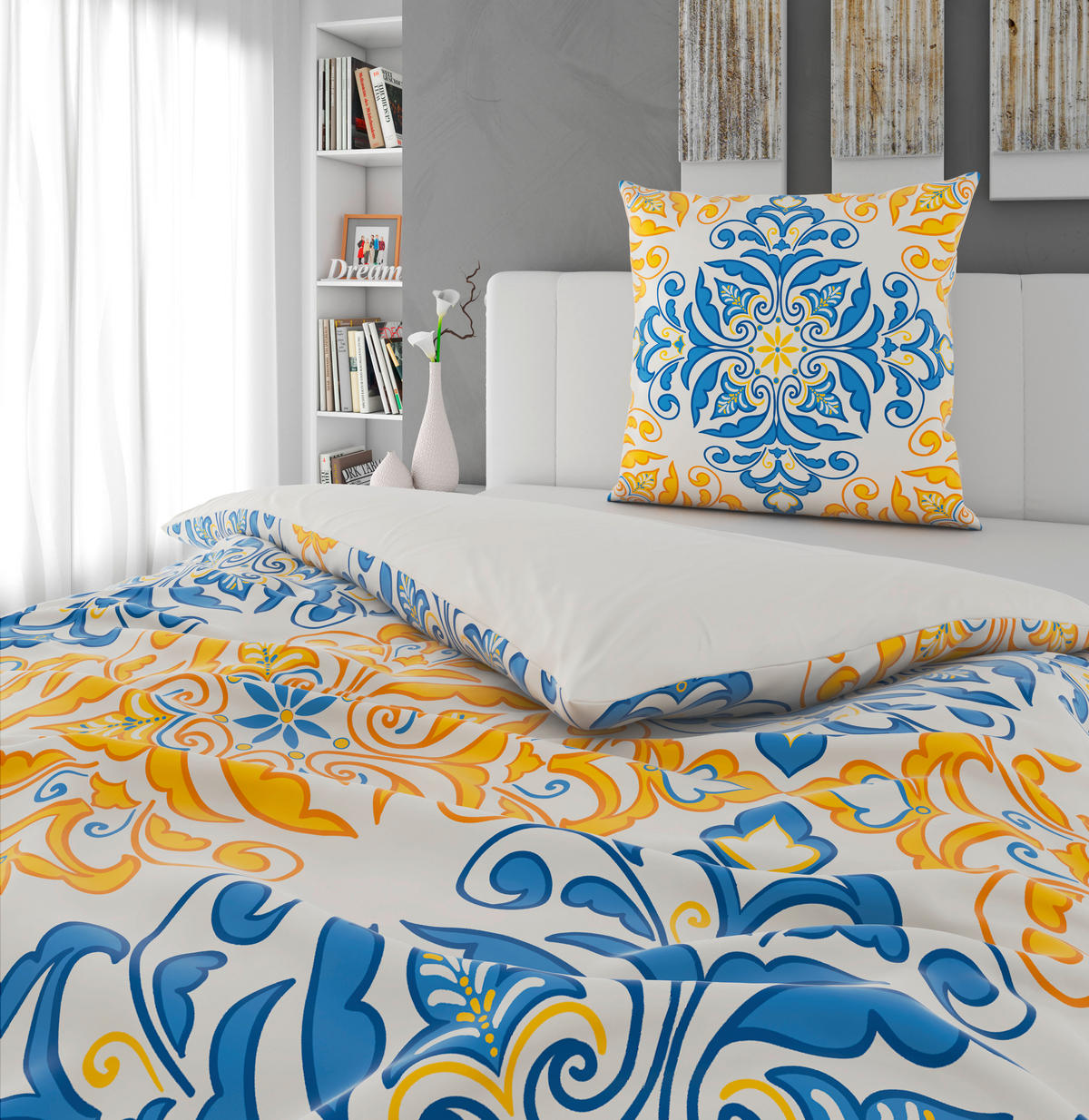 BETTWÄSCHE Satin 135/200 cm  - Multicolor, Textil (135/200cm) - Novel