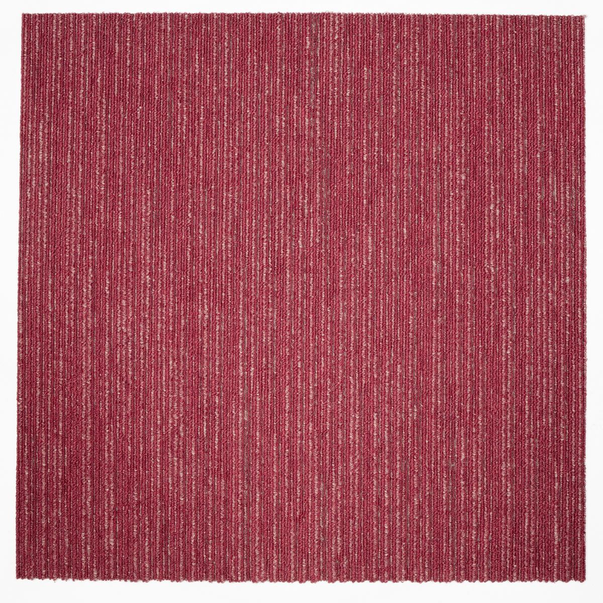 TEPPICHFLIESE 50/50 cm  in Rot  - Rot, Basics, Textil (50/50cm)