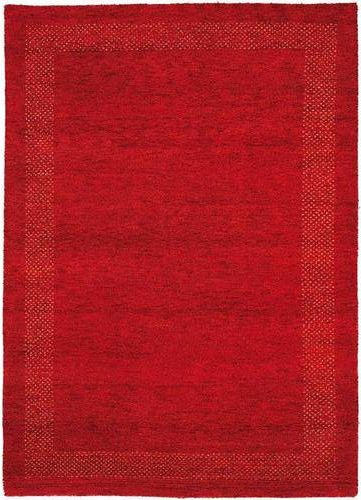 WOLLTEPPICH 70/140 cm Rot  - Rot, KONVENTIONELL, Textil (70/140cm) - Cazaris