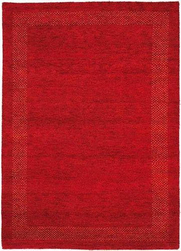 Wollteppich 120/180 cm  - Rot, KONVENTIONELL, Textil (120/180cm) - Cazaris