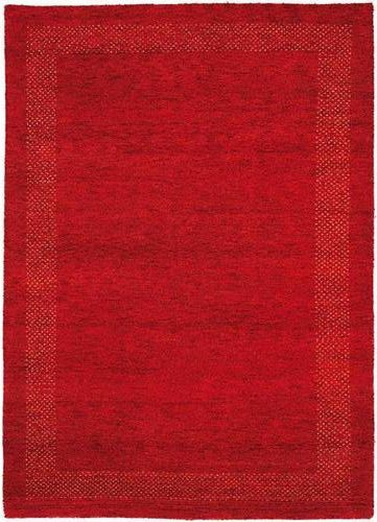 WOLLTEPPICH 120/180 cm Rot  - Rot, KONVENTIONELL, Textil (120/180cm) - Cazaris