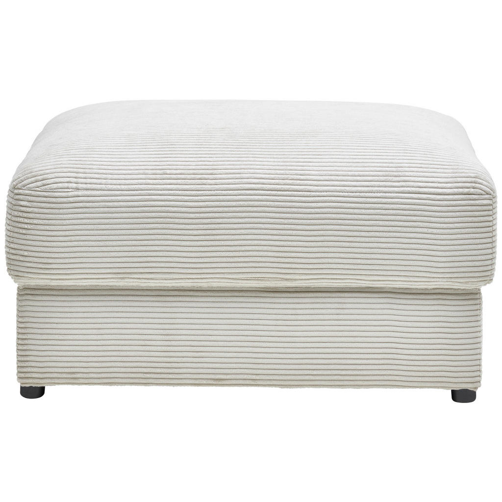 Thumbnail - Carryhome Hocker, Creme, Textil, rechteckig, 100x47x80 cm, Wohnzimmer, Hocker, Sitzhocker