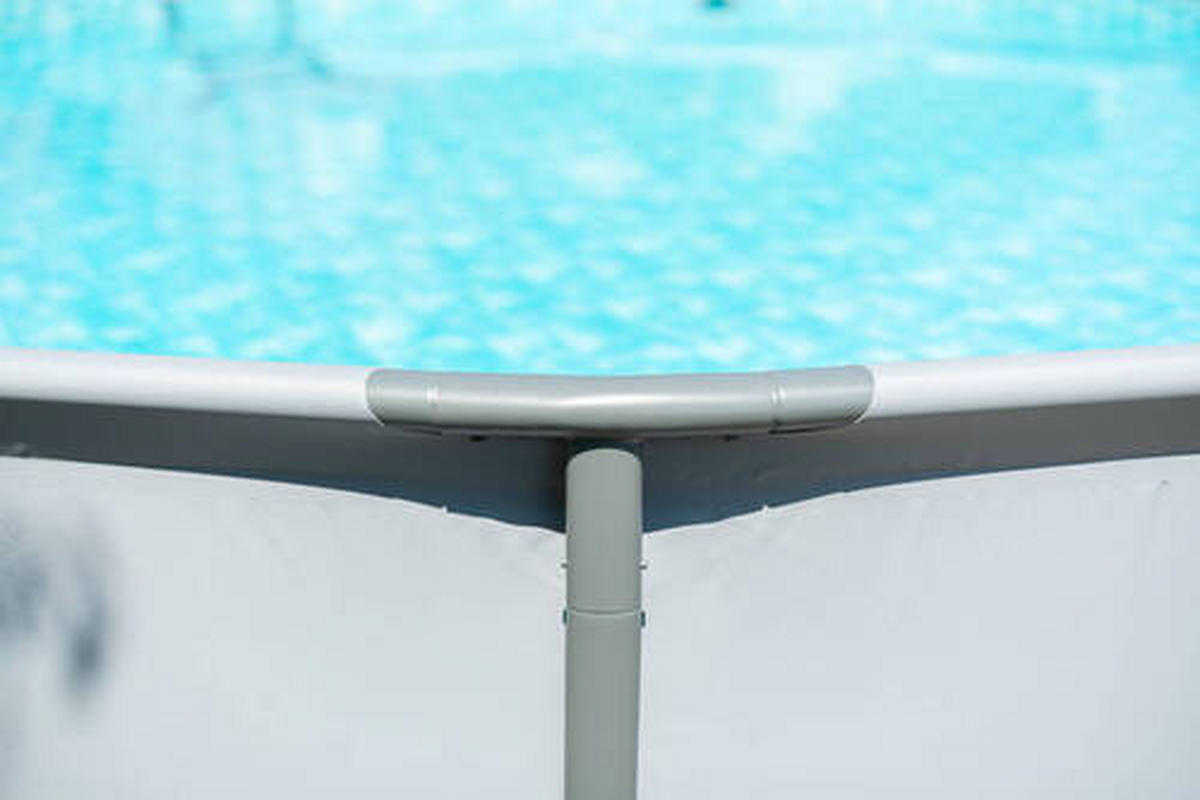 POOL 488/122 cm  - Anthrazit, KONVENTIONELL, Kunststoff (488/122cm)