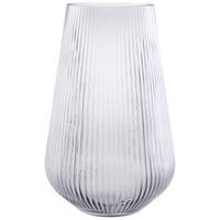 VASE 28 cm  - Graublau, Basics, Glas (18/18/28cm)