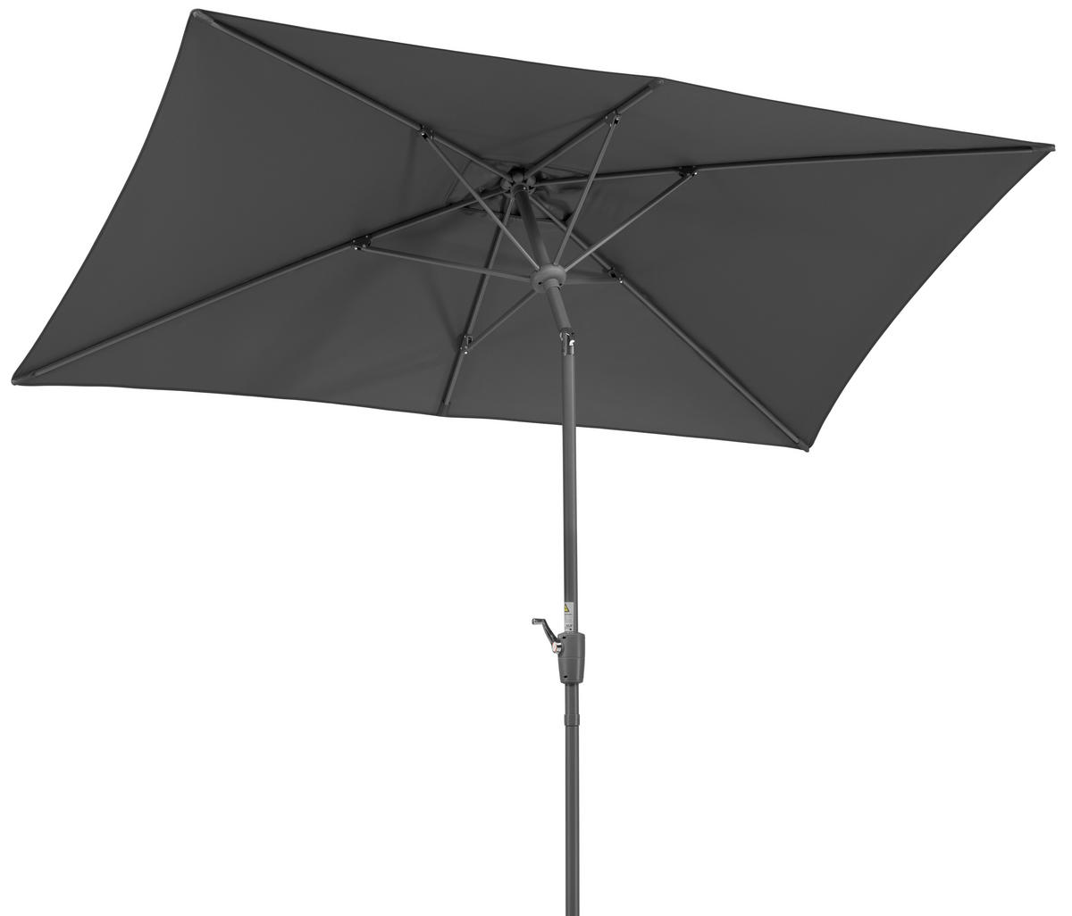 SONNENSCHIRM 270 cm Anthrazit  - Anthrazit, Basics, Textil/Metall (150/250/270cm) - Schneider