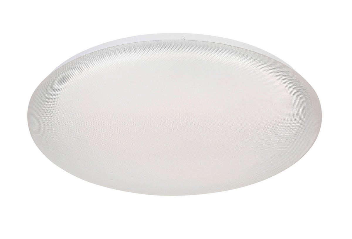 LED MENNYEZETI LÁMPA - áttetsző/fehér, Trend, műanyag/fém (50/8cm) - Novel