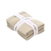 SEIFTUCHSET 30/30 cm DETOX TIME Beige 3-teilig  - Beige, Basics, Textil (30/30cm) - Vossen