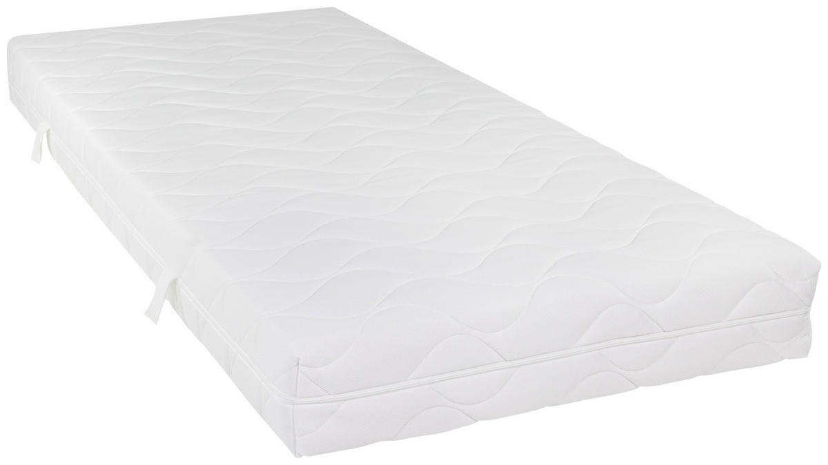 TASCHENFEDERKERNMATRATZE PHB COMFORT H3 100/200 cm Höhe ca. 17 cm  - Weiß, MODERN, Textil (100/200cm) - Livetastic
