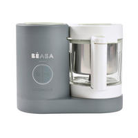 BABYNAHRUNGSZUBEREITER  - Hellgrau, Basics, Glas/Kunststoff (26.5/21/21.5cm) - Beaba