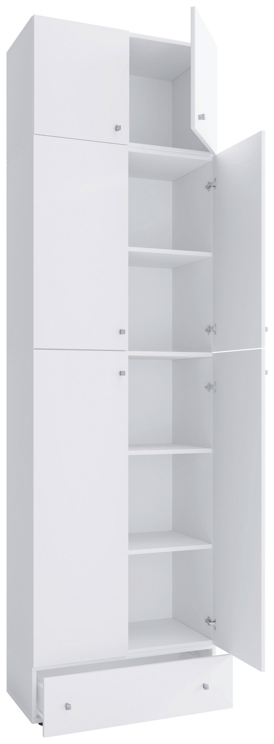 AKTENSCHRANK Weiß  - Weiß, MODERN, Holzwerkstoff (70/240/39cm) - MID.YOU