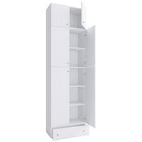 AKTENSCHRANK Weiß  - Weiß, MODERN, Holzwerkstoff (70/240/39cm) - MID.YOU