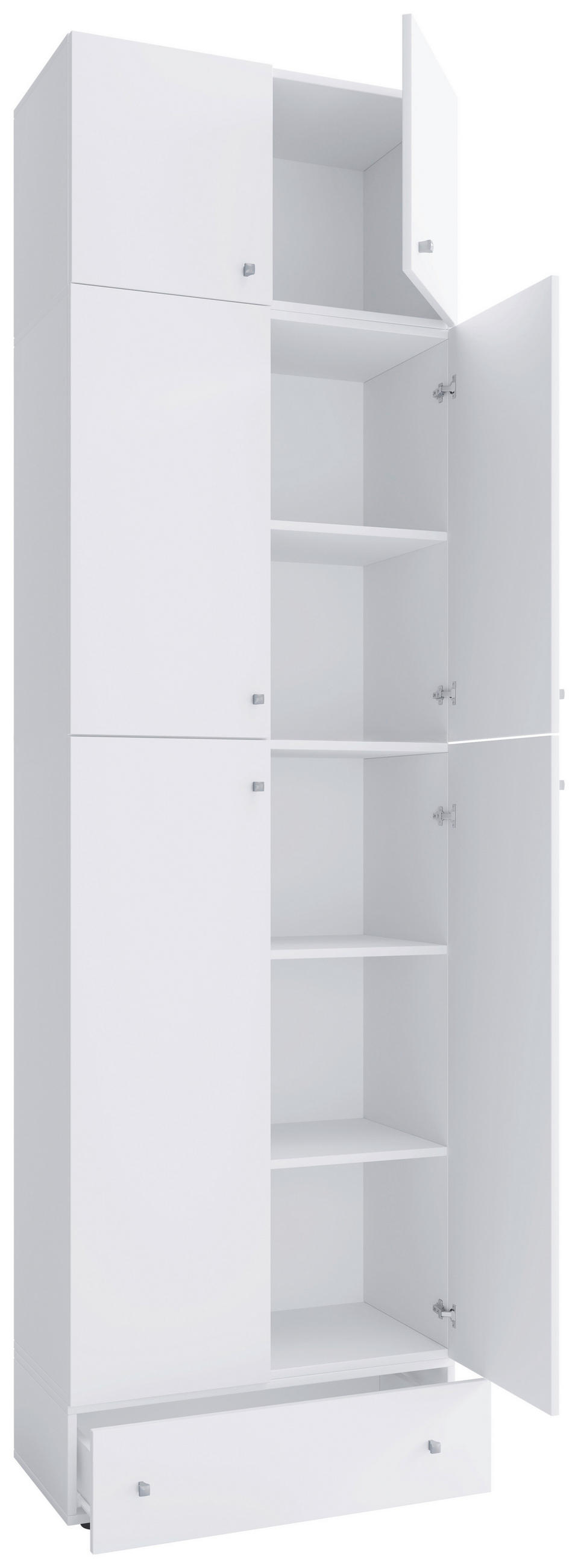 AKTENSCHRANK Weiß  - Weiß, MODERN, Holzwerkstoff (70/240/39cm) - MID.YOU