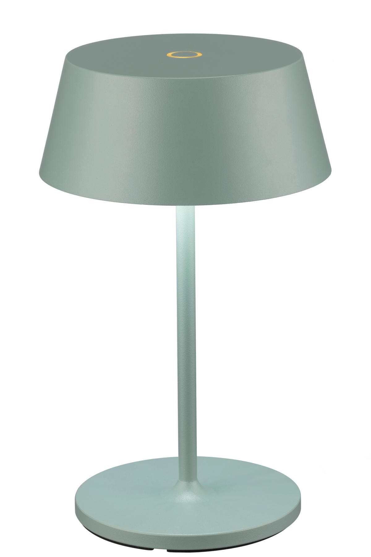 AKKU-TISCHLEUCHTE Naos 15/25 cm  - Grau, Design, Kunststoff/Metall (15/25cm) - Dieter Knoll