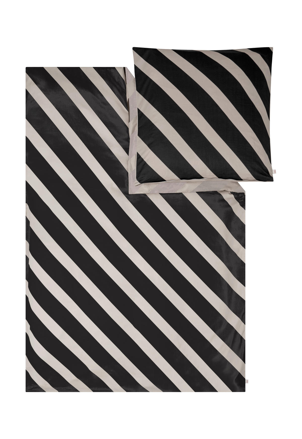 OBOUSTRANNÉ POVLEČENÍ, makosatén, šedá, béžová, 140/200 cm - šedá/béžová, Design, textil (140/200cm) - S. Oliver