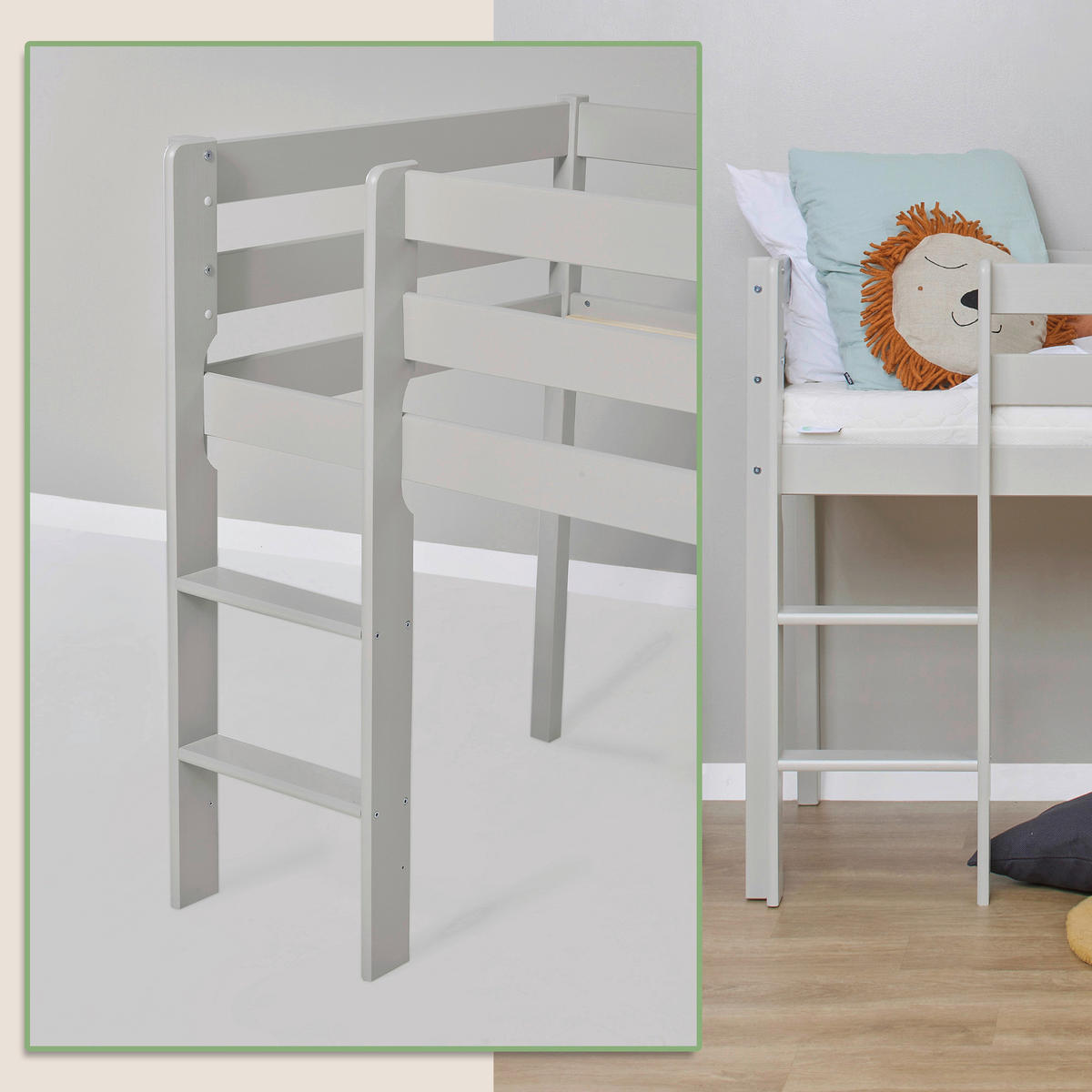 HOCHBETT 70/160 cm Grau Grau  - Naturfarben/Grau, MODERN, Holz (70/160cm) - MID.YOU