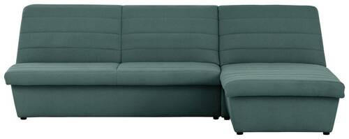 ECKSOFA Grün Webstoff  - Schwarz/Grün, Design, Kunststoff/Textil (274/168cm) - LOOKS by W.Joop