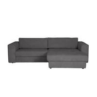 ECKSOFA JOOP Anthrazit Cord  - Anthrazit/Schwarz, KONVENTIONELL, Kunststoff/Textil (269/192cm) - Joop!