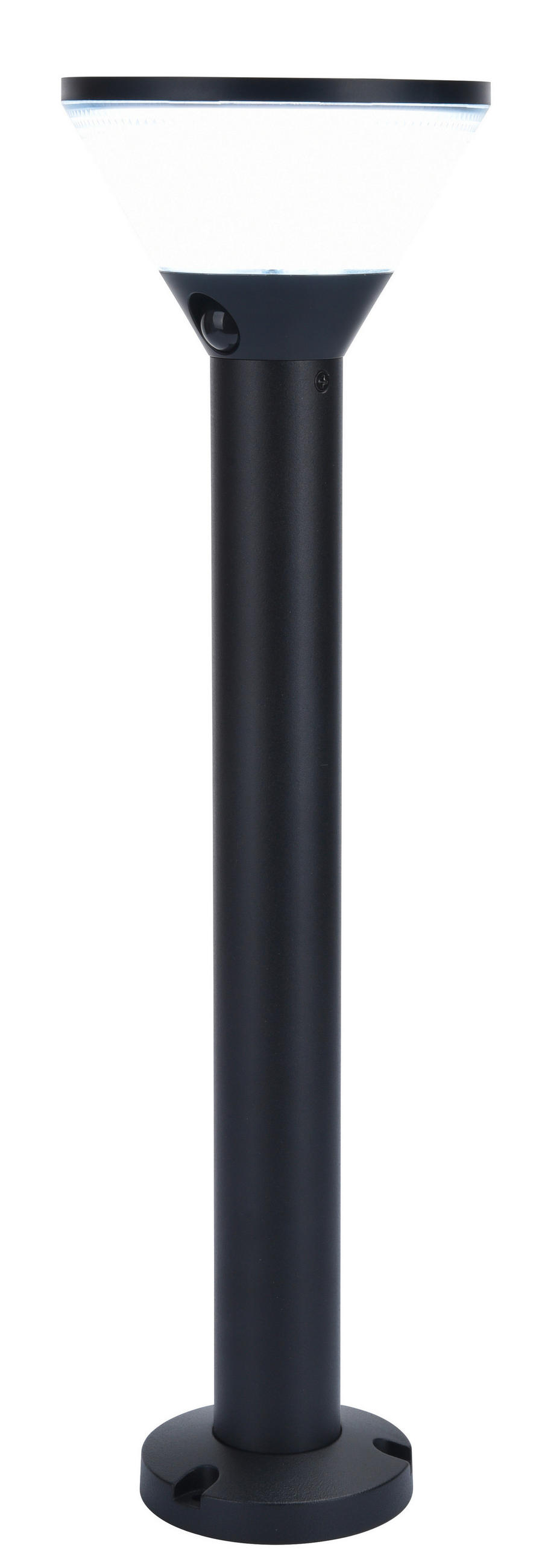 SOLARLEUCHTE Karlo 13/45 cm   - Schwarz/Weiß, Basics, Kunststoff/Metall (13/45cm)