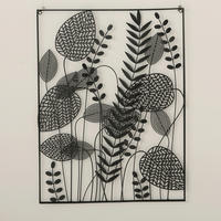 FALI DEKORÁCIÓ - szürke, Trend, fém (4/60/80cm)