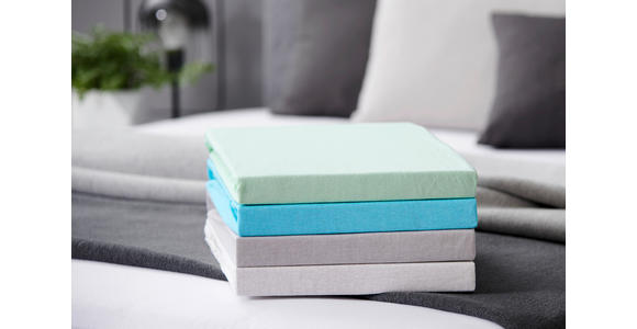 SPANNLEINTUCH 100/200 cm - Grün, KONVENTIONELL, Textil (100/200cm) - Boxxx