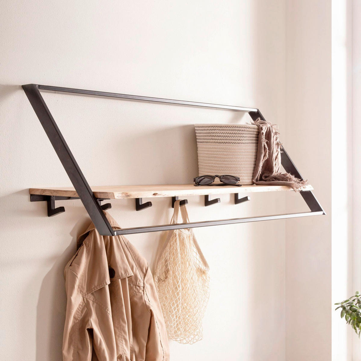 PREDSIEŇOVÝ NÁBYTOK, 100/40/32,5 cm - farba akácie, Design, drevo (100/40/32,5cm) - Livetastic