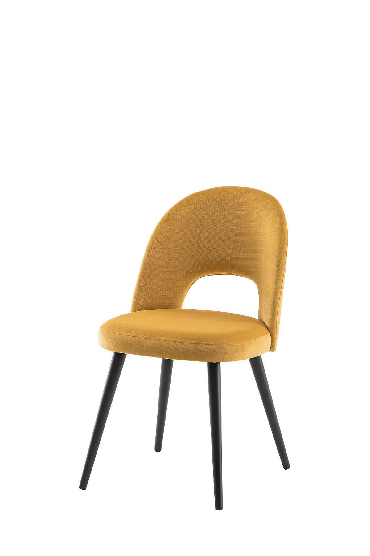 STOLICA  žuta       - žuta/crna, Moderno, drvo (49/83/60cm)