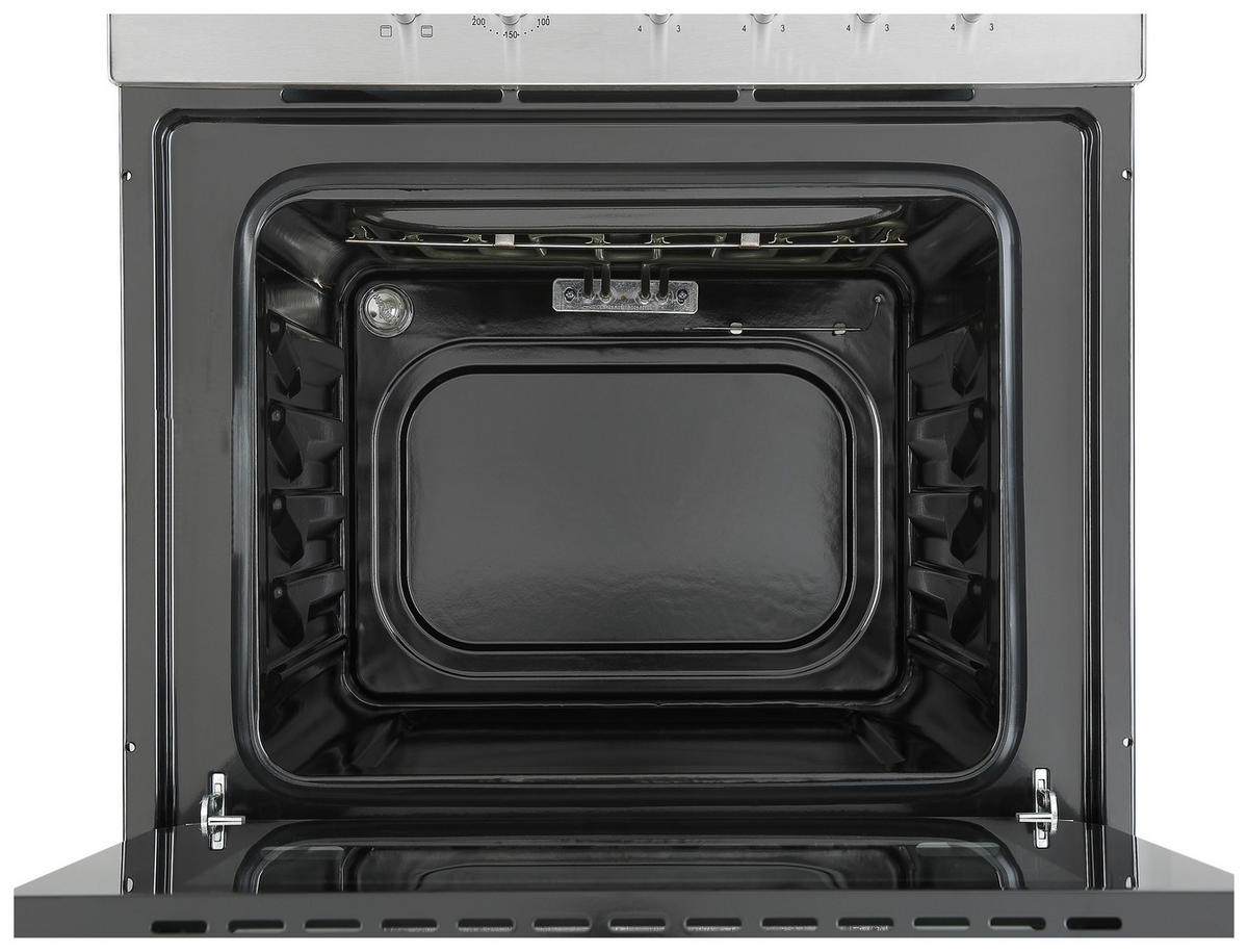 HERDSET EB6000SETIXN  - Edelstahlfarben, Trend, Metall (59,5/62/55,7cm) - Respekta