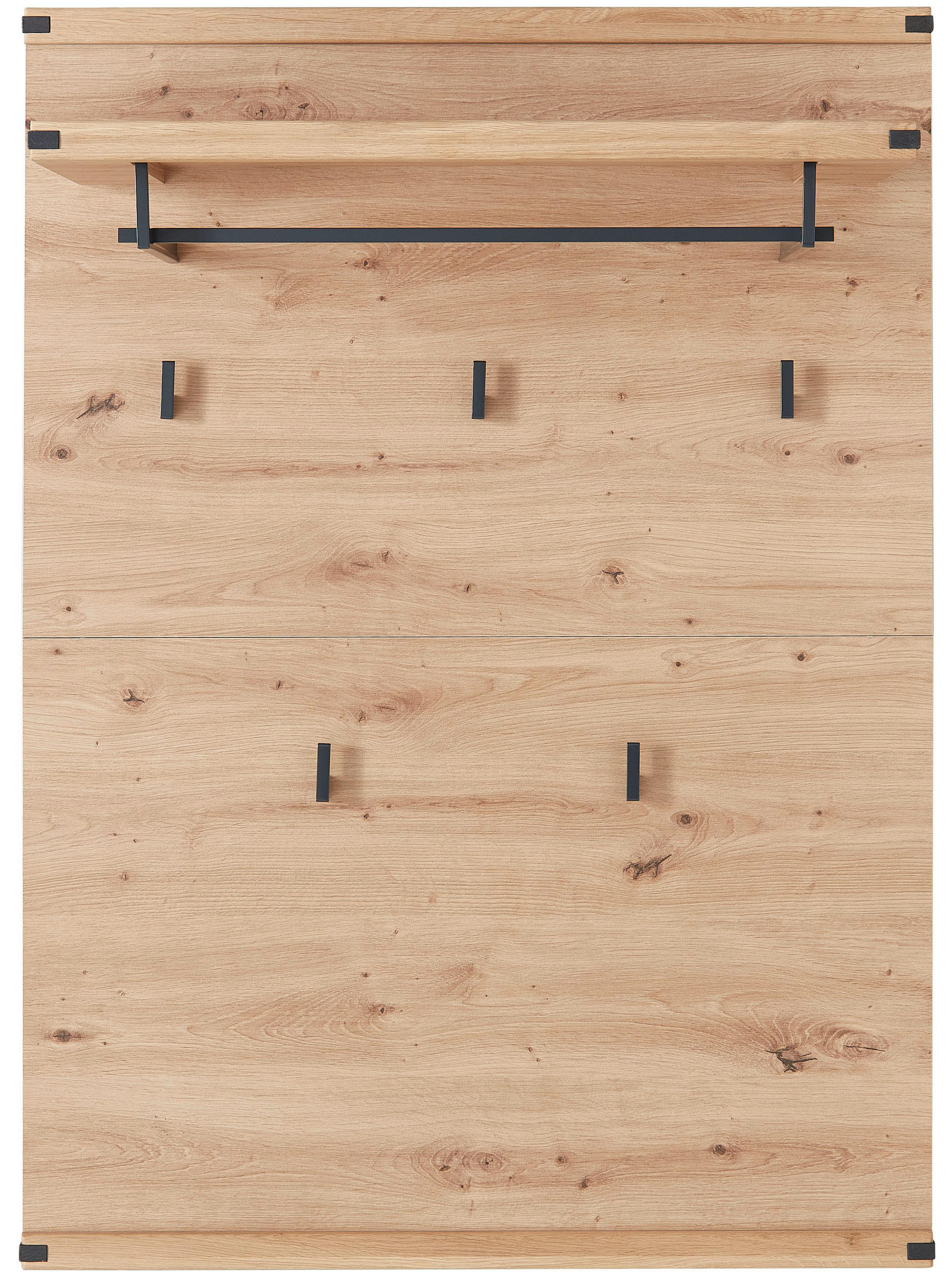 GARDEROBENPANEEL  in  - Eiche Artisan, Natur, Holzwerkstoff (85,1/117,2/30,2cm) - Linea Natura