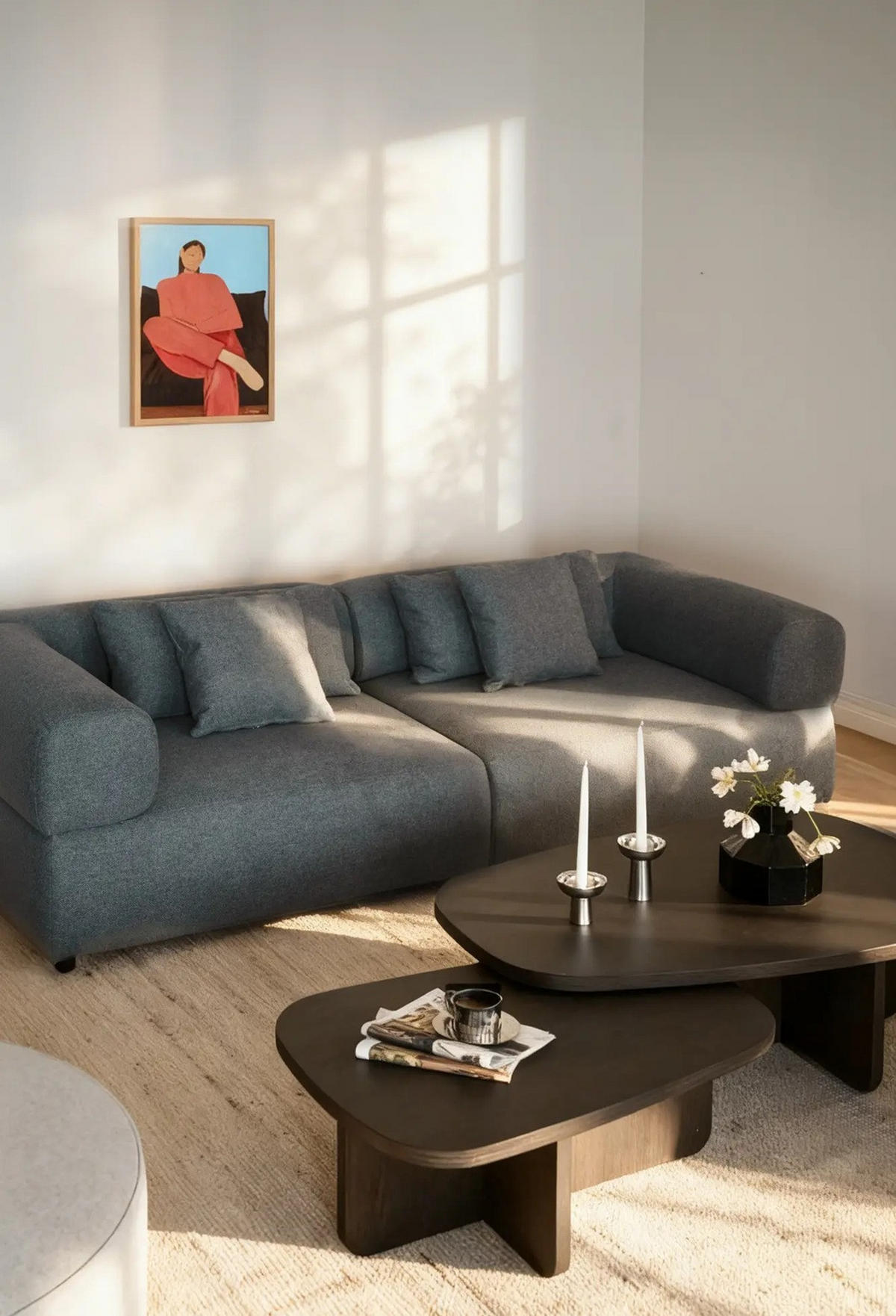 SOFFBORD i trä 118/73/39 cm  - mörkbrun, Klassisk, trä (118/73/39cm) - Rowico