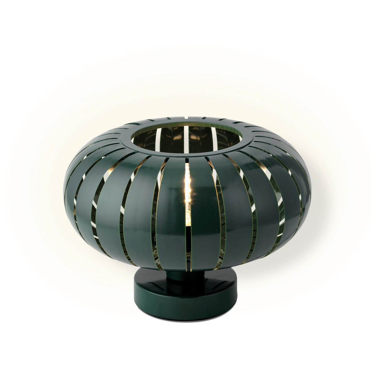 TISCHLEUCHTE 28/19,6 cm  - Grün, Design, Kunststoff/Metall (28/19,6cm) - Osram