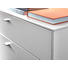 LOWBOARD melaminharzbeschichtet Weiß, Eichefarben - Eichefarben/Silberfarben, Design, Holzwerkstoff/Metall (167/65/44cm) - Carryhome LOWBOARD melaminharzbeschichtet Weiß, Eichefarben - Eichefarben/Silberfarben, Design, Holzwerkstoff/Metall (167/65/44cm) - Carryhome