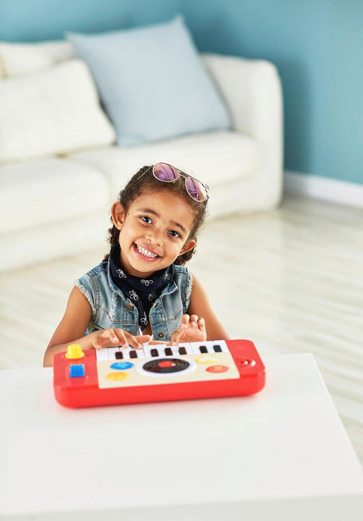 KINDER-MUSIC-PLAYER - Hellrot, Basics, Holzwerkstoff/Kunststoff (34/4,2/18,5cm) - Hape