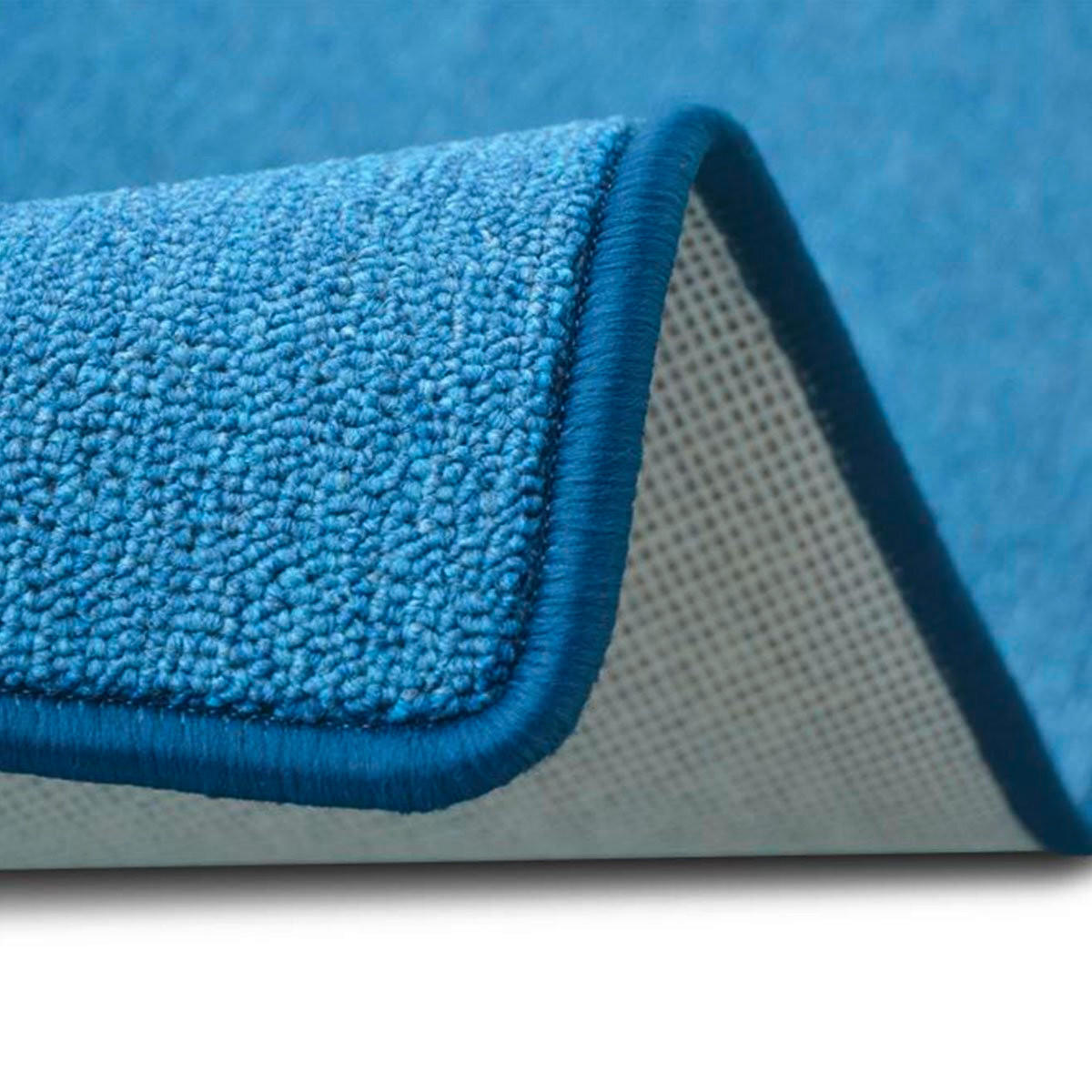 LÄUFER 80/350 cm London  - Blau, Basics, Kunststoff/Textil (80/350cm) - Novel