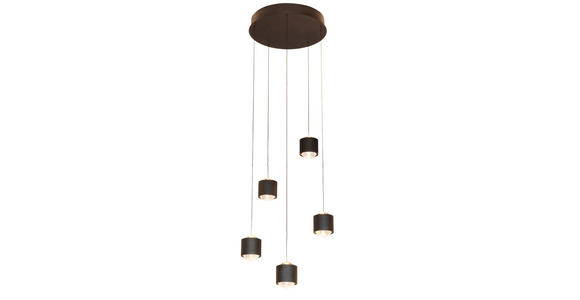 LED-HÄNGELEUCHTE 34/170 cm - Schwarz, Design, Kunststoff/Metall (34/170cm) - Novel