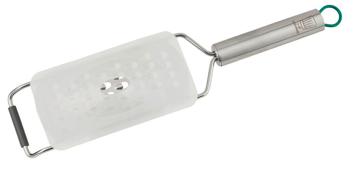 REIBE grob München  - Silberfarben/Grau, Basics, Metall (7,5/31,5cm) - Chefkoch+Fackelmann
