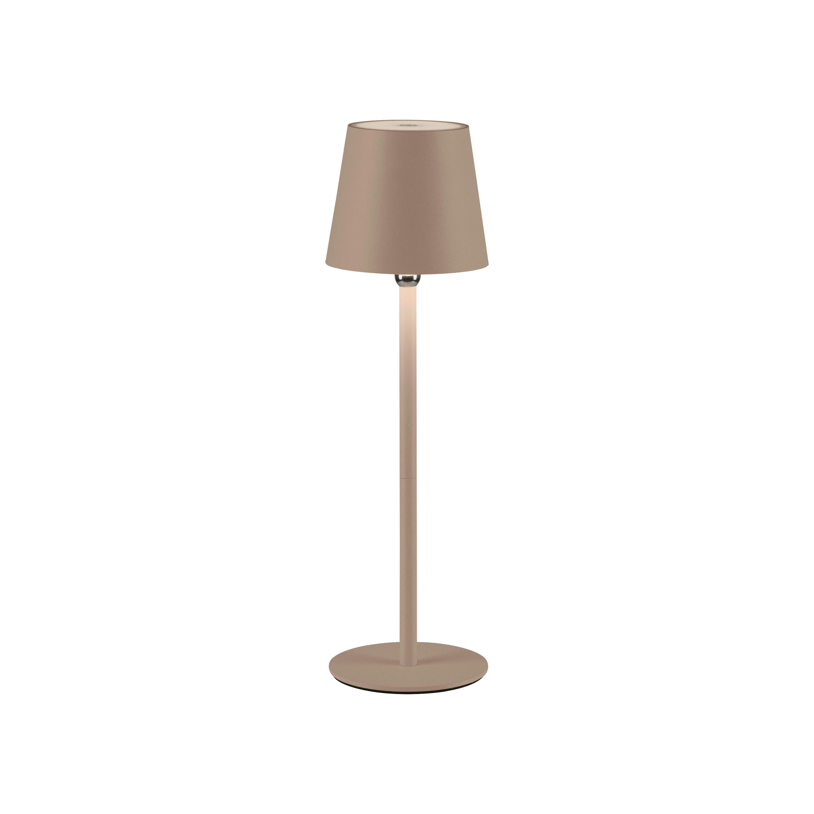 LED-TISCHLEUCHTE Boteria 11/11/37 cm   - Sandfarben, MODERN, Kunststoff/Metall (11/11/37cm)
