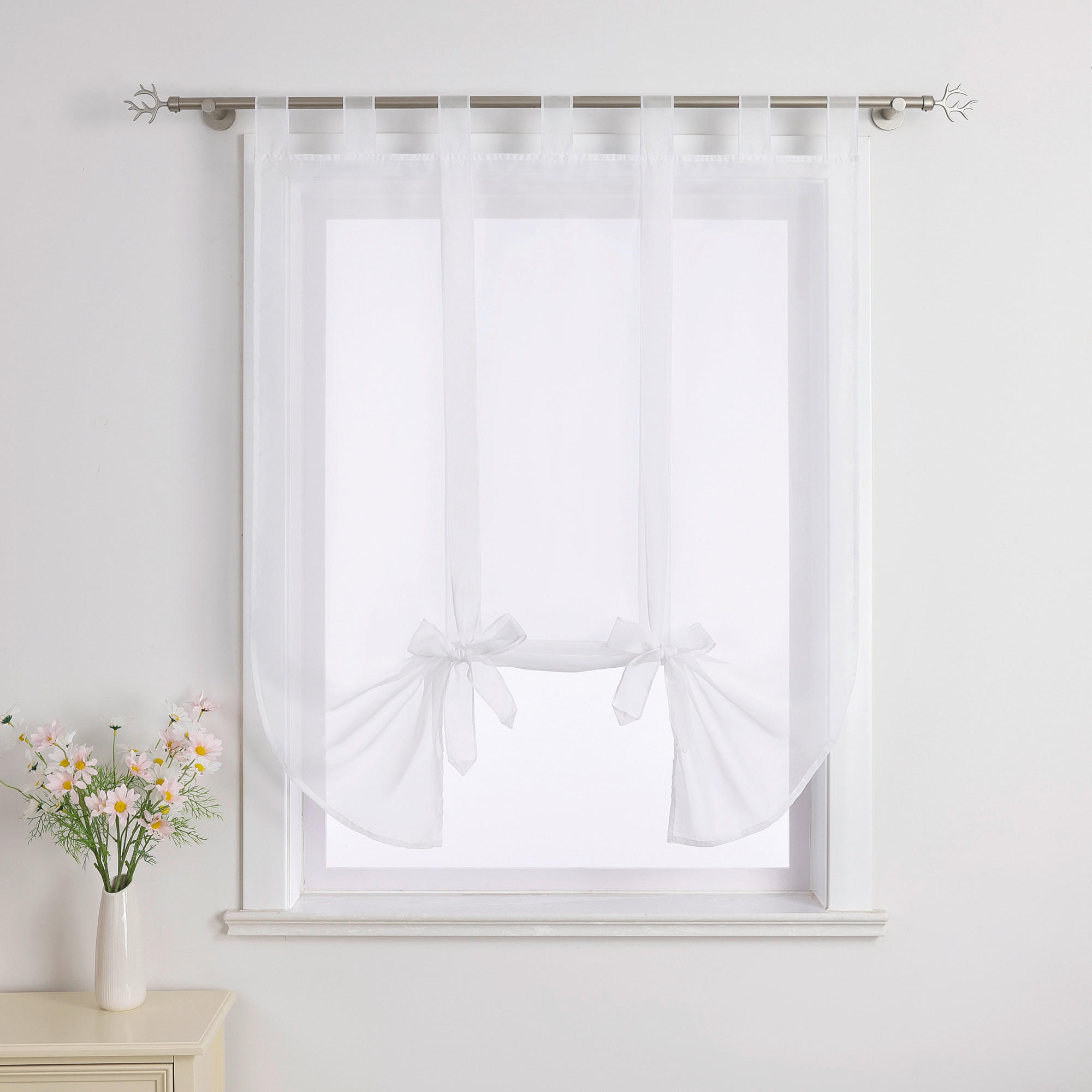 FALTROLLO  transparent  140/140 cm    - Weiß Hochglanz, Basics, Textil (140/140cm)