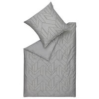 WENDEBETTWÄSCHE Anouk Satin 135/200 cm  - Anthrazit/Beige, KONVENTIONELL, Textil (135/200cm) - Schöner Wohnen