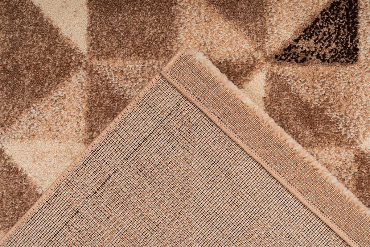 TEPPICH 160/230 cm Naila 200 Creme / Braun Braun, Creme  - Creme/Braun, KONVENTIONELL, Textil (160/230cm)