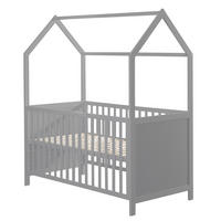 HAUSBETT  - Taupe, Basics, Holz/Holzwerkstoff (75/162,5/143,5cm) - Roba
