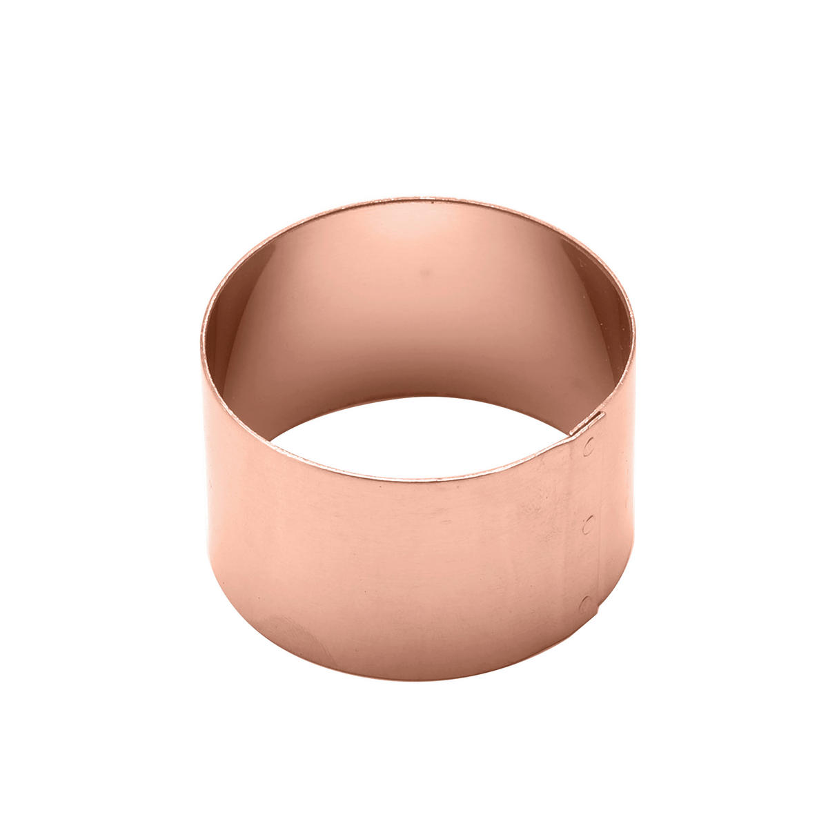 SERVIETTENRINGESET   4 Stück  - Kupferfarben, Basics, Metall (4/2,5cm) - Echtwerk