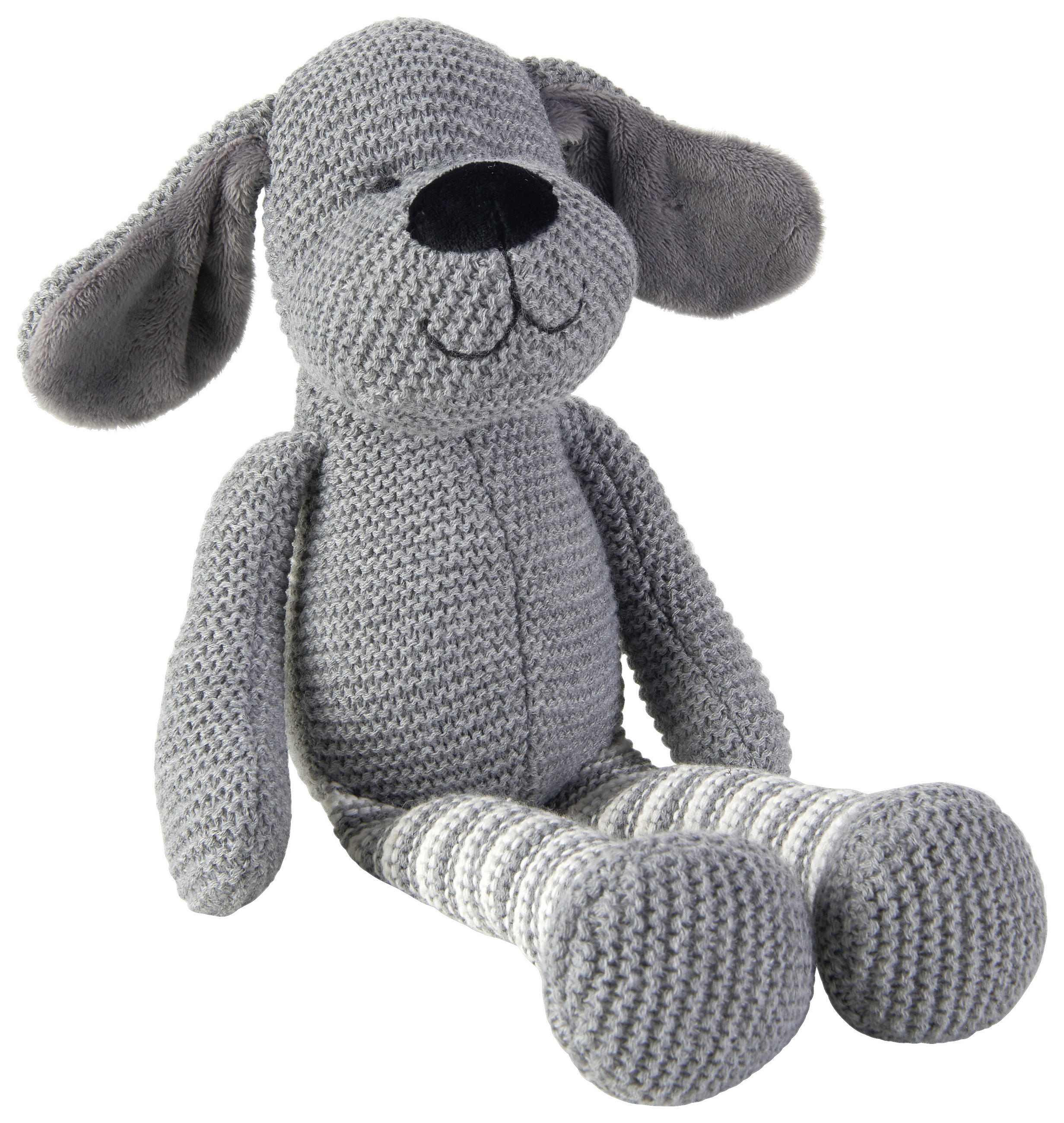 PLIŠANA ŽIVOTINJA pas - siva, Basics, tekstil (20cm) - My Baby Lou