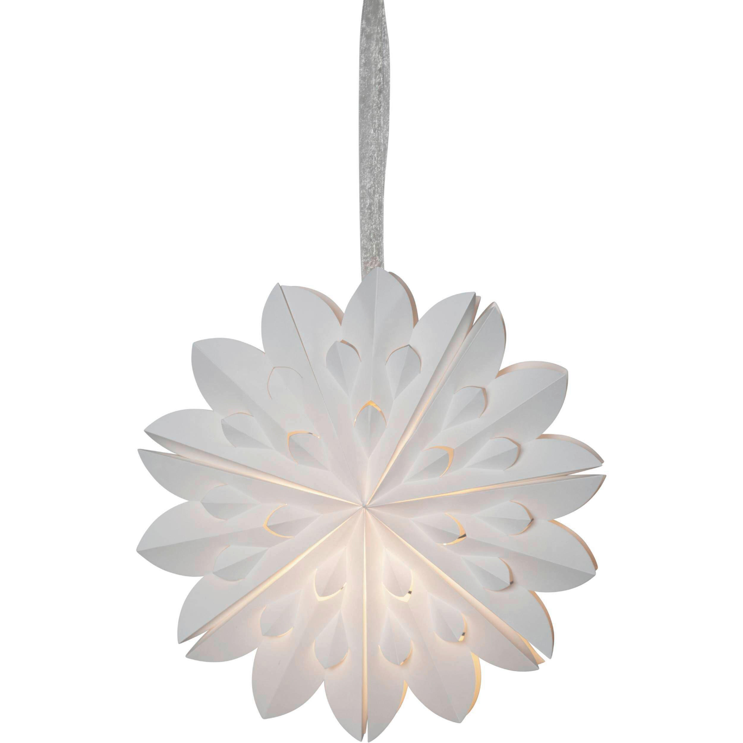 LED-DEKOLEUCHTE 40/12/40 cm   - Weiß, Basics, Papier (40/12/40cm) - Eglo