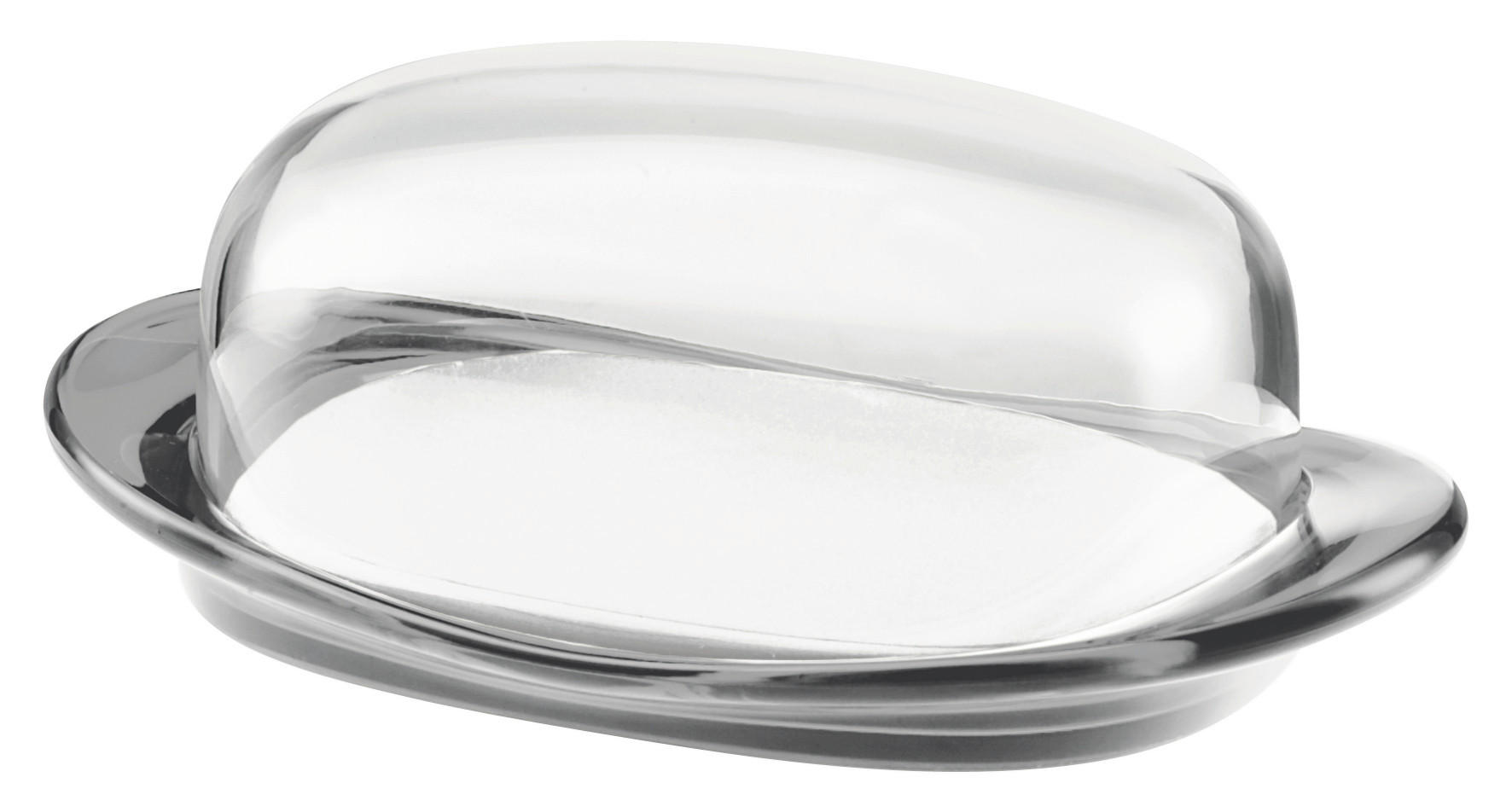 POSUDA ZA MASLAC plastika - siva/prozirno, Konvencionalno, plastika (20,00/7,50/12,30cm) - GUZZINI